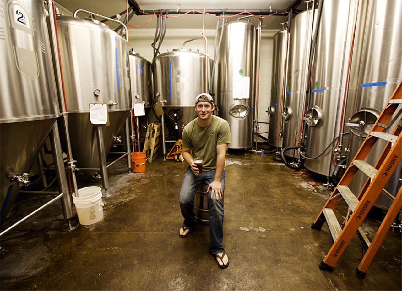 Brewmaster Josh Wilson of Hill Brewing Company.