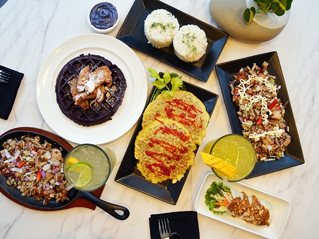 A selection of dishes from Manileno.