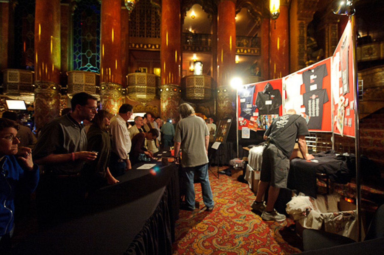 Inside the Fabulous Fox Theatre before Mark Knopfler's performance on April 22, 2010.