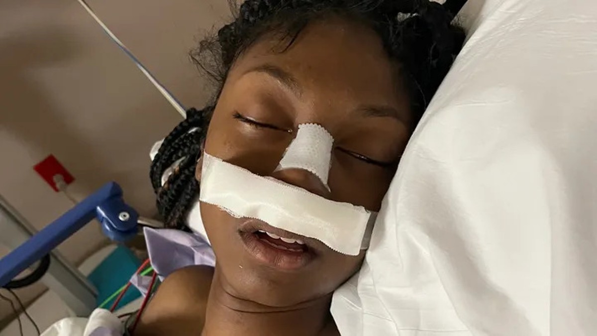 Aryiah Lynch had to be hospitalized after a brutal beating at a McDonalds in St. Louis County on Sunday, April 7.