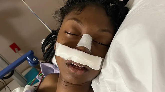 Aryiah Lynch had to be hospitalized after a brutal beating at McDonalds on Sunday, April 7.