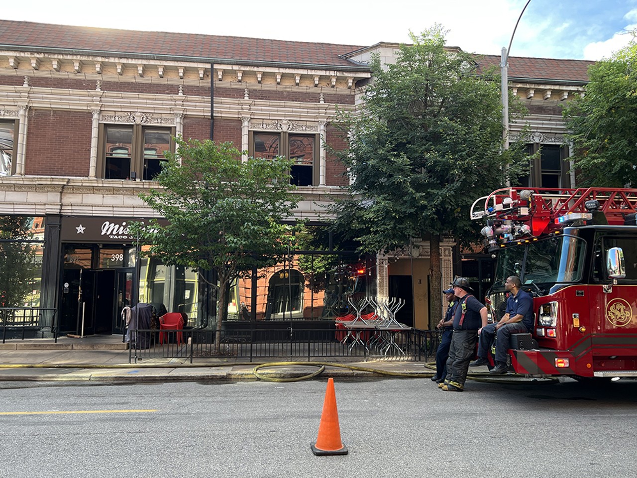 Mission Taco and Salt + Smoke in CWE Damaged by Fire [PHOTOS]