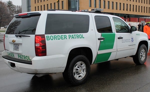 A U.S. Border Patrol vehicle.