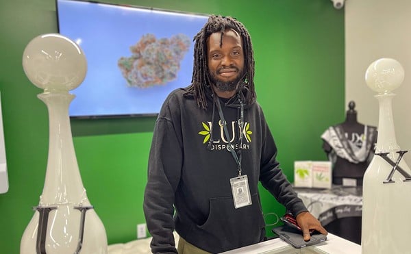 Marcus Kerr started as a budtender and specialist at Luxury Leaf dispensary in St. Louis about a month ago. He's among thousands who have landed new jobs in Missouri's growing cannabis industry.