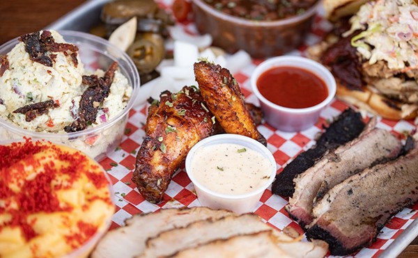 A selection of dishes from Navin's BBQ.