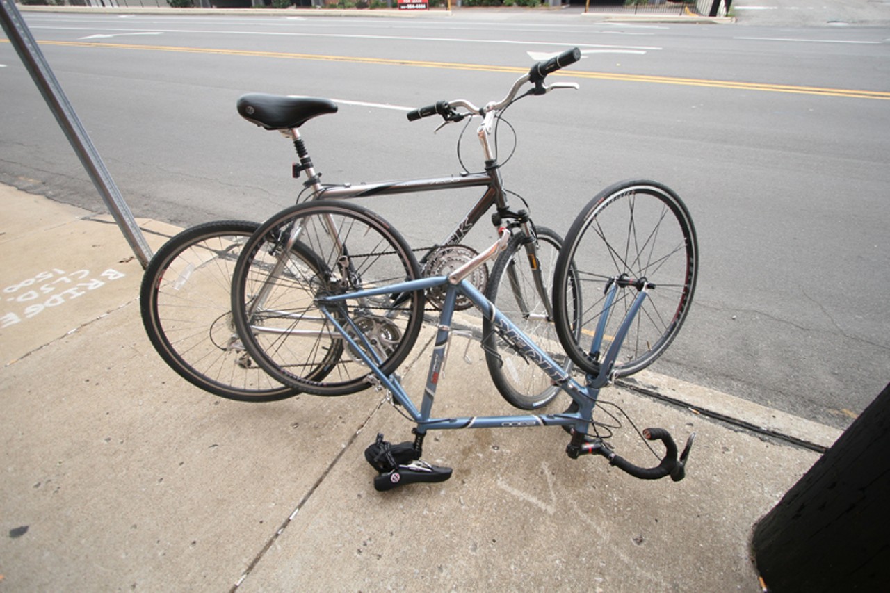 It would be pretty hard to steal these bikes.