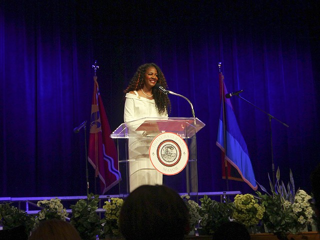Mayor Tishaura Jones gave her first inaugural State of the City address.