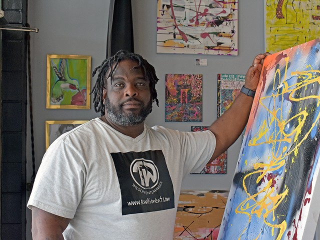 Eric Wilson opened ERG Gallery in Dellwood last year.
