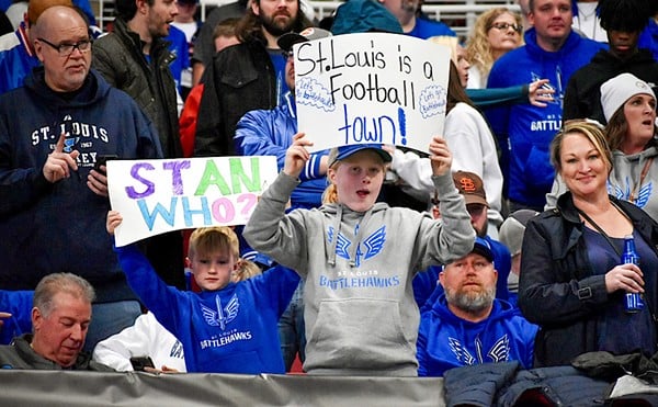 The kid's sign says it all.