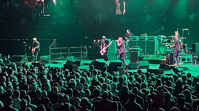 Pearl Jam on stage at the Enterprise Center September 18, 2022.