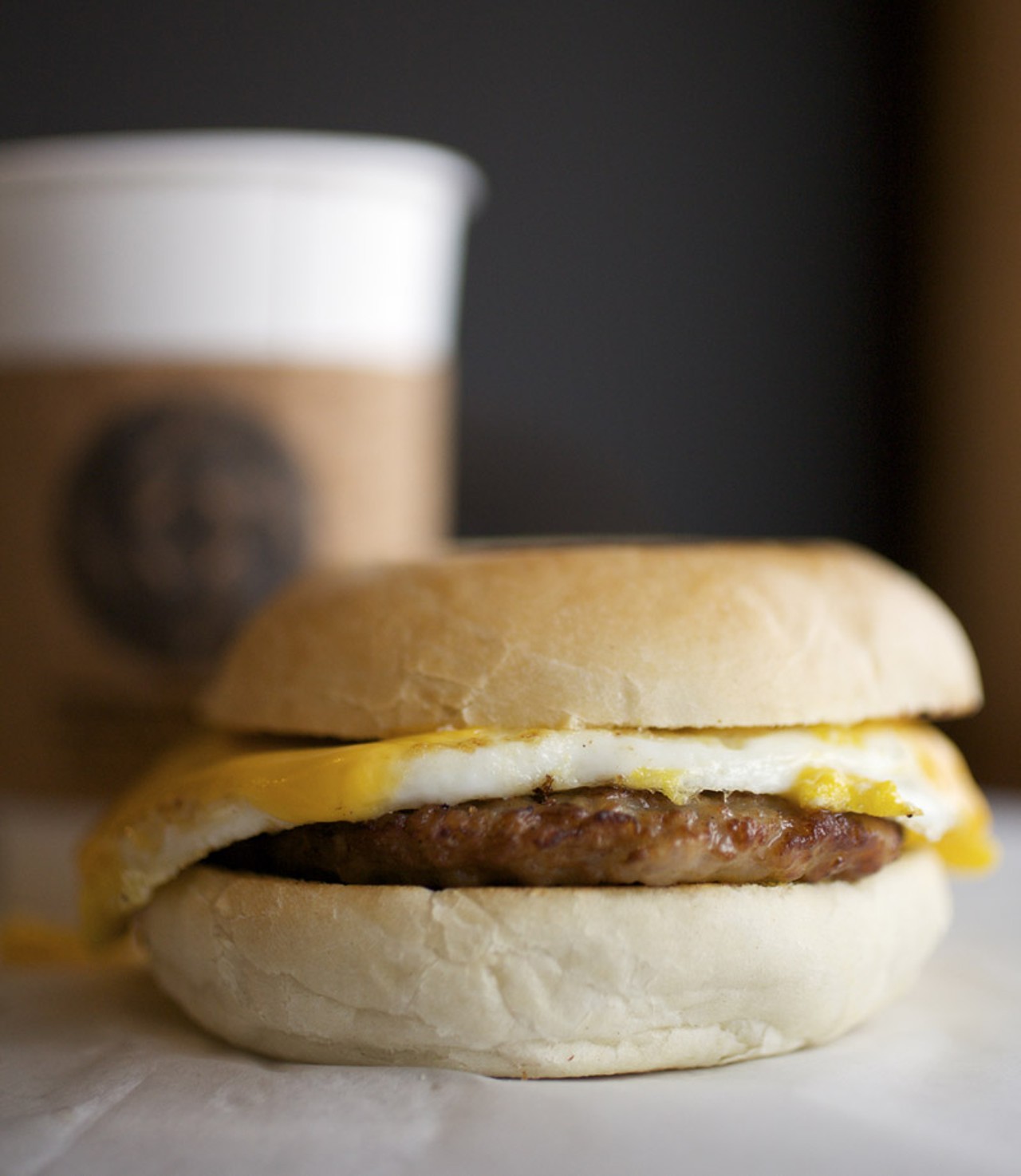 Nora's is not just a lunch spot. For breakfast you can order a sausage, egg and cheese bagel with a cappuccino brewed with Kaldi's coffee.