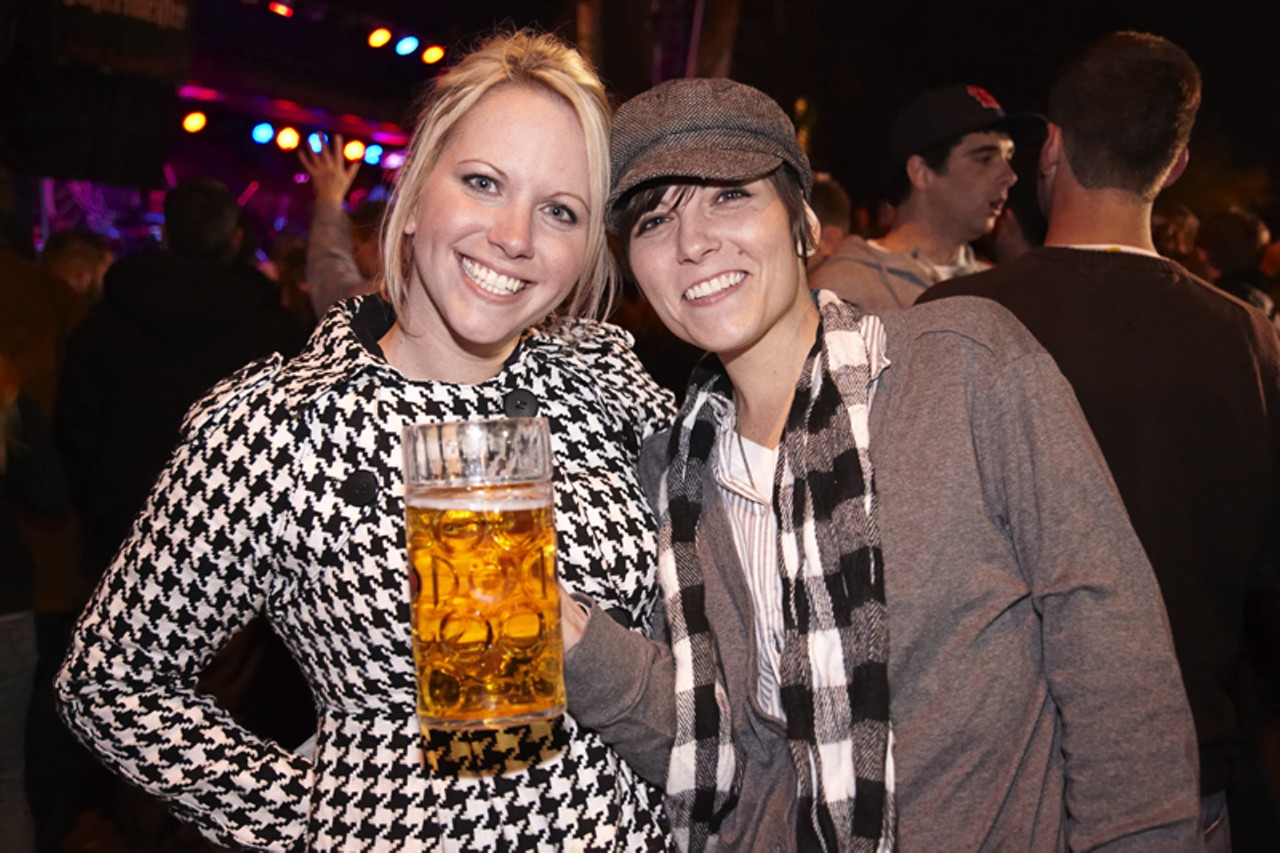 Katie and Natalie recently moved to St. Louis from Columbia, Missouri and were experiencing their first Soulard Oktoberfest.