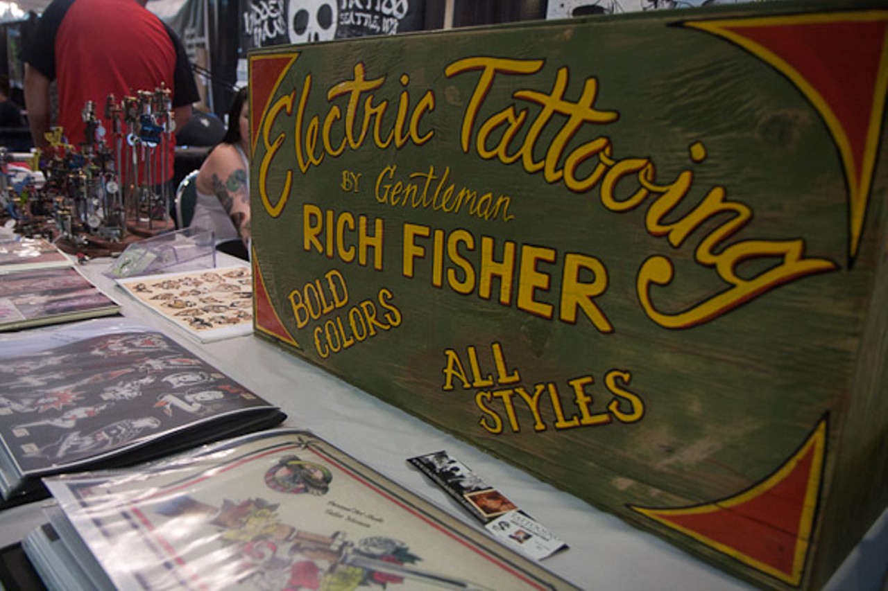 Rich Fisher's booth.