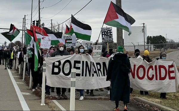 Pro-Palestine protest.
