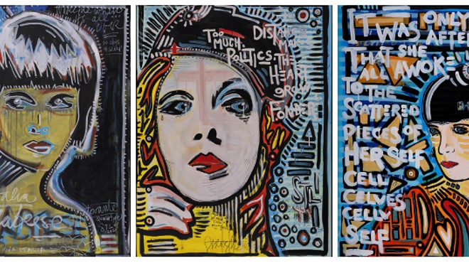 From left: "Crying Calabrese Girl" and "The Patient Nurse" have sold, and "Scattered"  is now available.