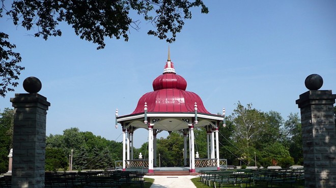 Tower Grove Park pavilion.