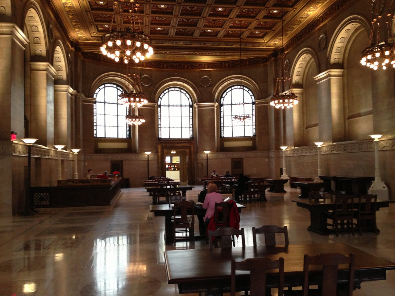St. Louis Public Library - Downtown
(1301 Olive Street, 314-241-2288)
We're pretty darn lucky to have such a gorgeous library — it's only right that we share it with people from out of town. Bibliophiles and architecture buffs alike will love you for it. 