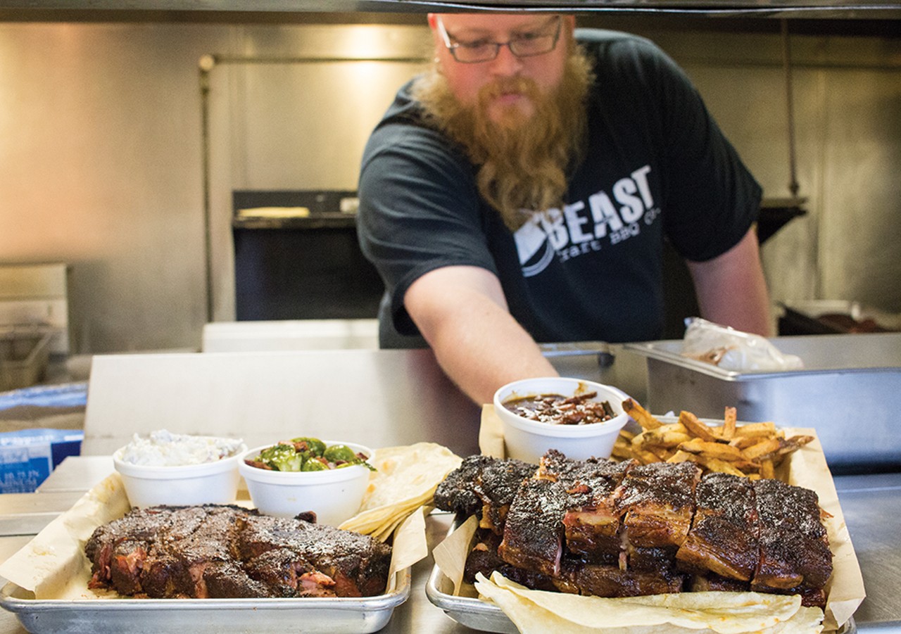 BEAST Craft BBQ
(20 S Belt W, Belleville, Illinois)
No seriously, have them try St. Louis BBQ. BEAST offers some of the best, and if you don't believe us, Reddit says so, too.