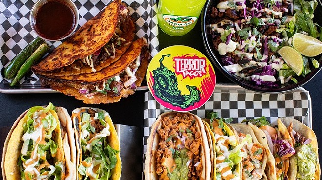A selection of Terror Tacos offerings.