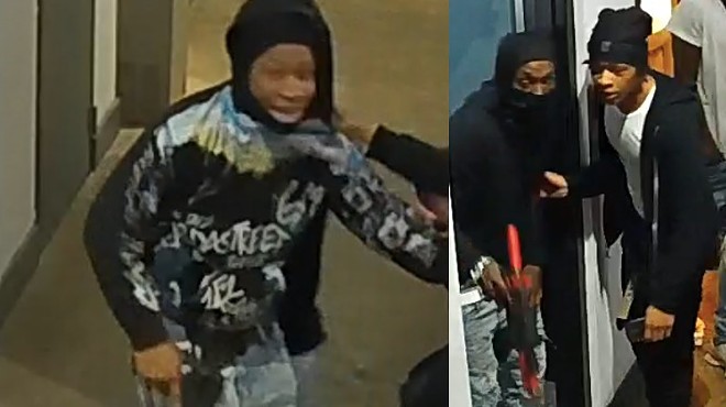 Photos of shooting suspects and a third individual released by police.