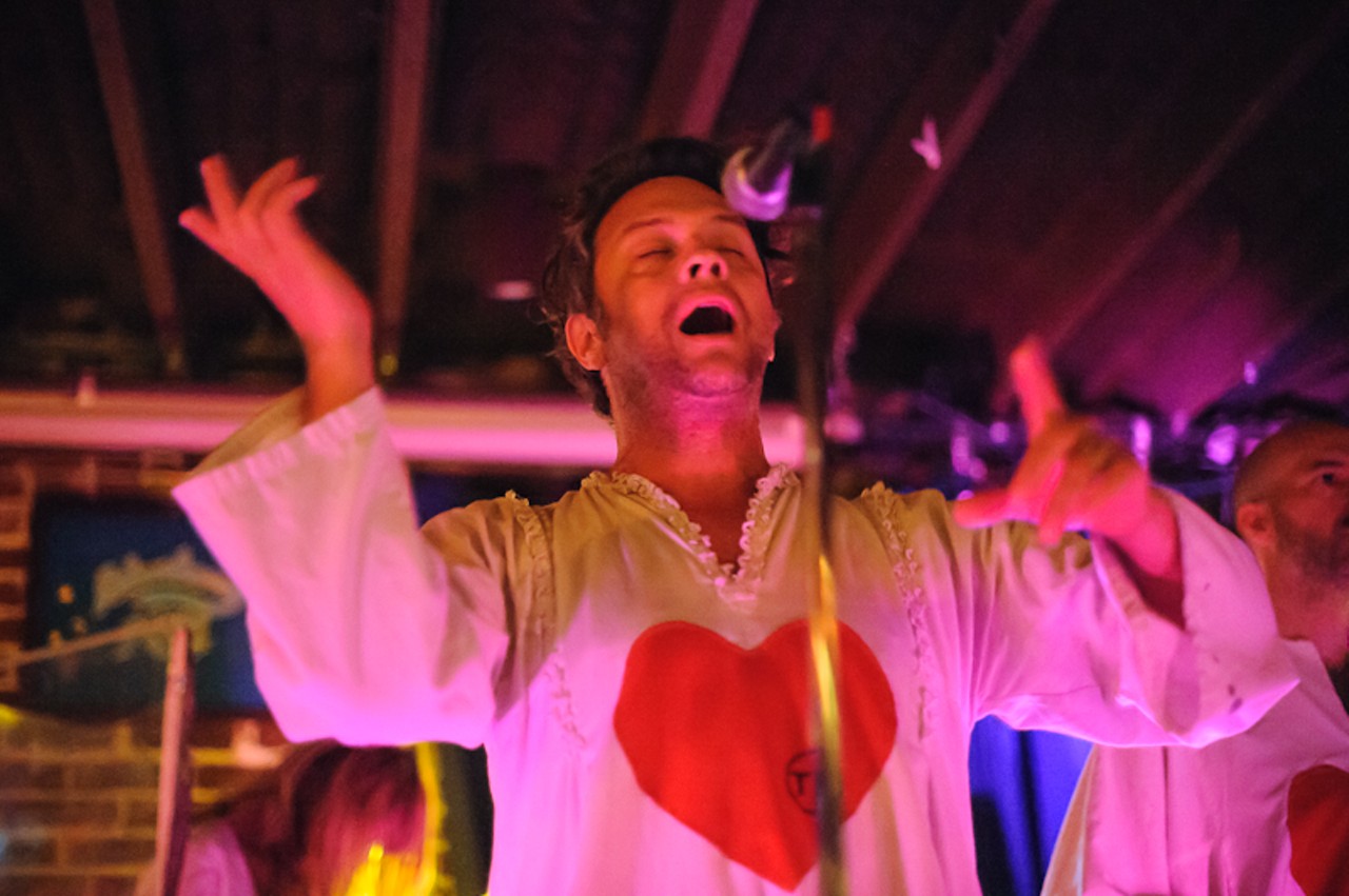 The Polyphonic Spree performing at The Duck Room.