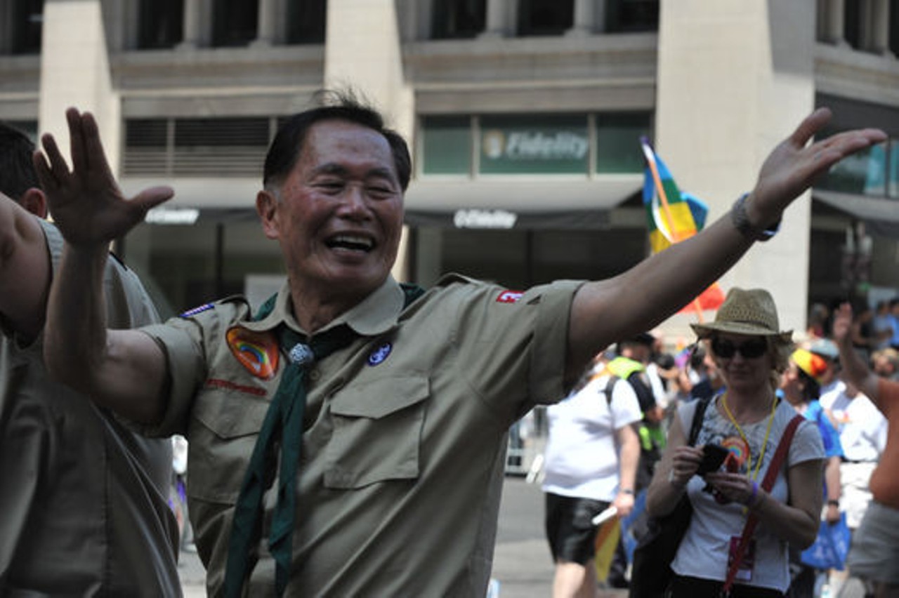 Star Trek star and gay rights advocate George Takei in New York.