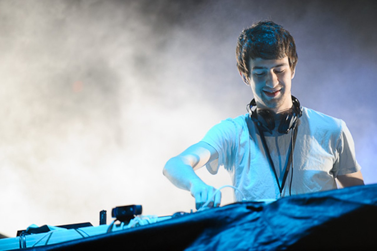 EDM producer Mat Zo performing at the first annual Pulse Festival in St. Louis on June 9, 2012.