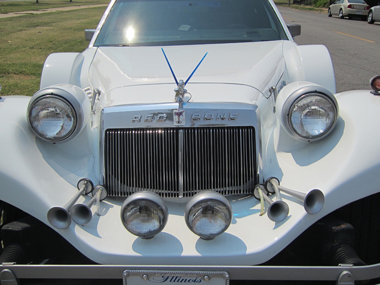 Custom detailing on Red Bone's limousine