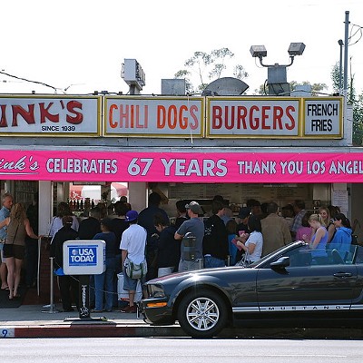 Pink’s Hot DogsHook us up, L.A.