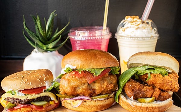12oh7 Herban Eatery features an assortment of plant-based fare, such as the Merican Burger, Deluxe Phish Sammich and the OG Chickun Sammich.