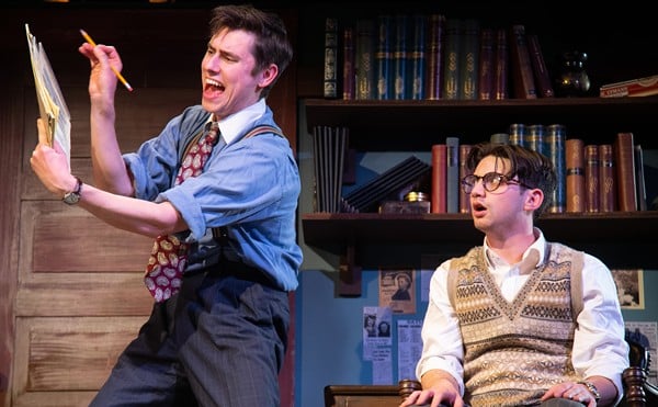Eugene and Stanley write together during Broadway Bound.