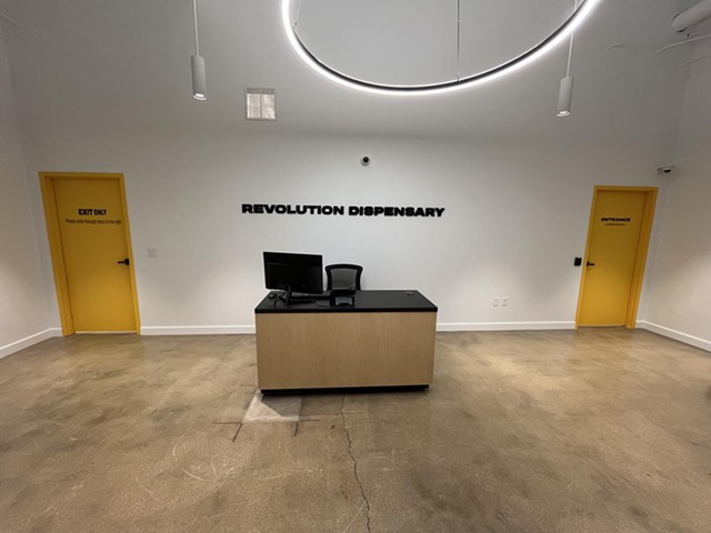 Revolution Dispensary will be holding a ribbon-cutting ceremony for its new location on Friday, February 16.