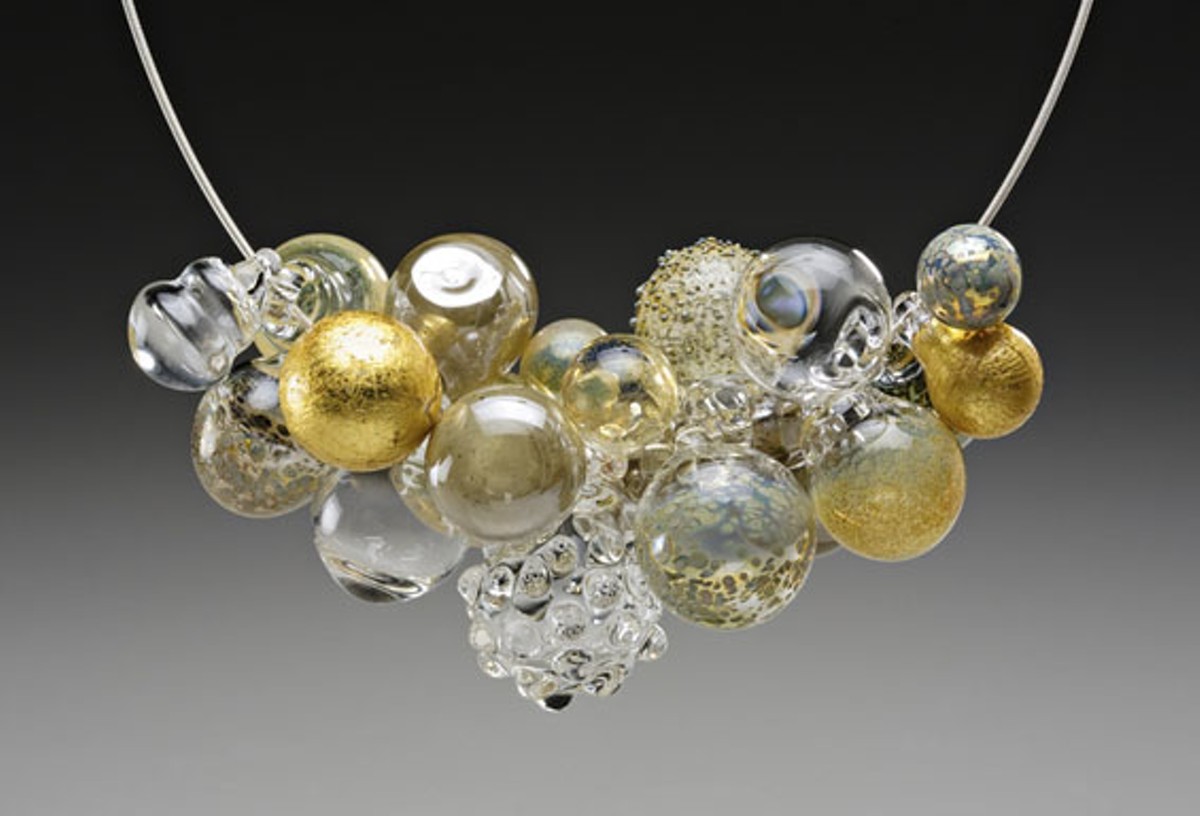 A necklace by Melissa Schmidt, a featured artist at Laumeier's Art Fair.