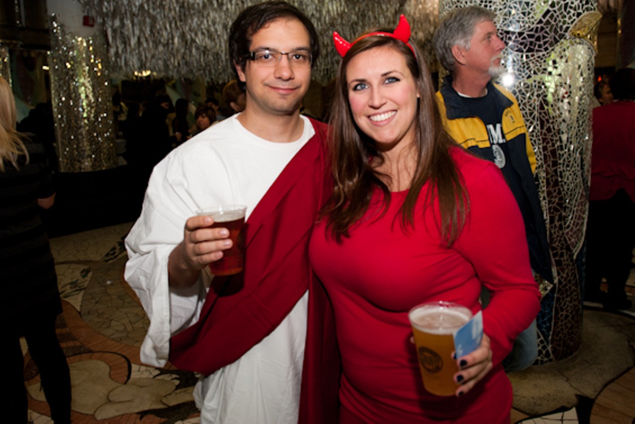 Jesus and the devil on hand to celebrate the rapture at RFT's Best of St. Louis party.