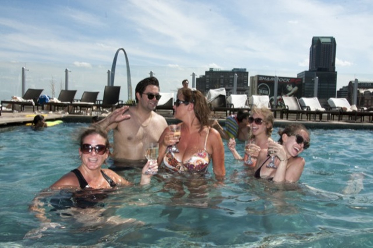 Rooftop Pool Party at the Four Seasons Hotel