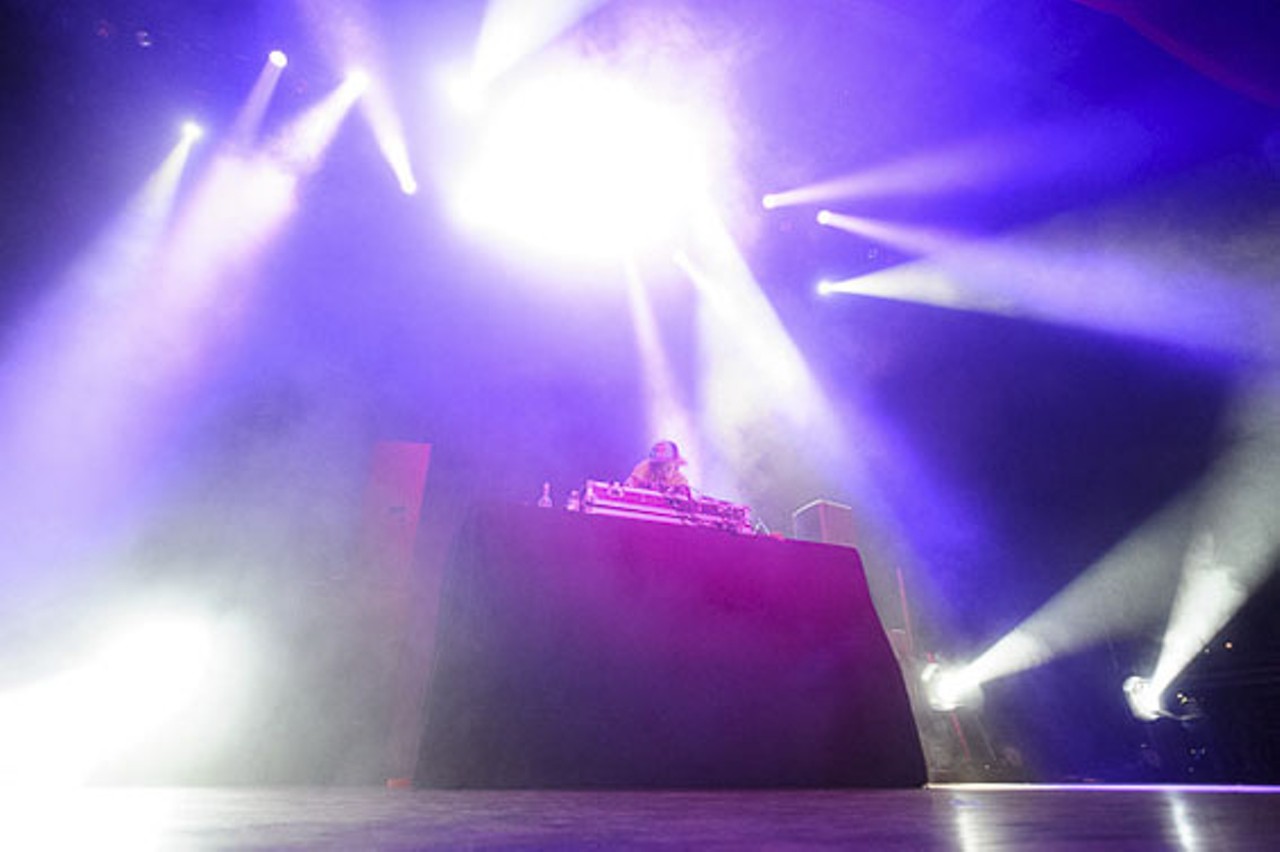 Rusko performing at the Pageant.