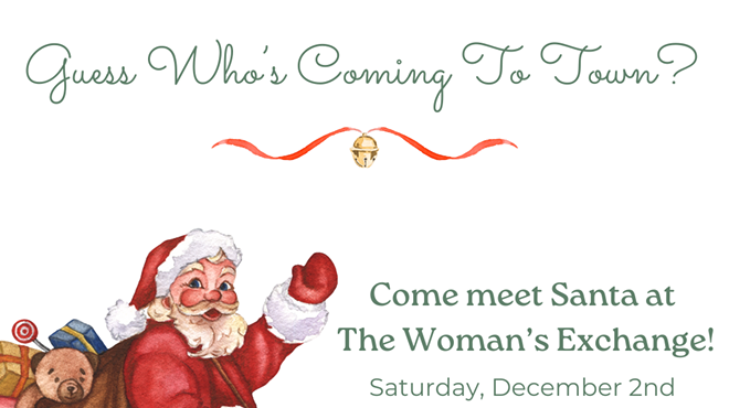 Santa Comes To The Woman's Exchange St. Louis!