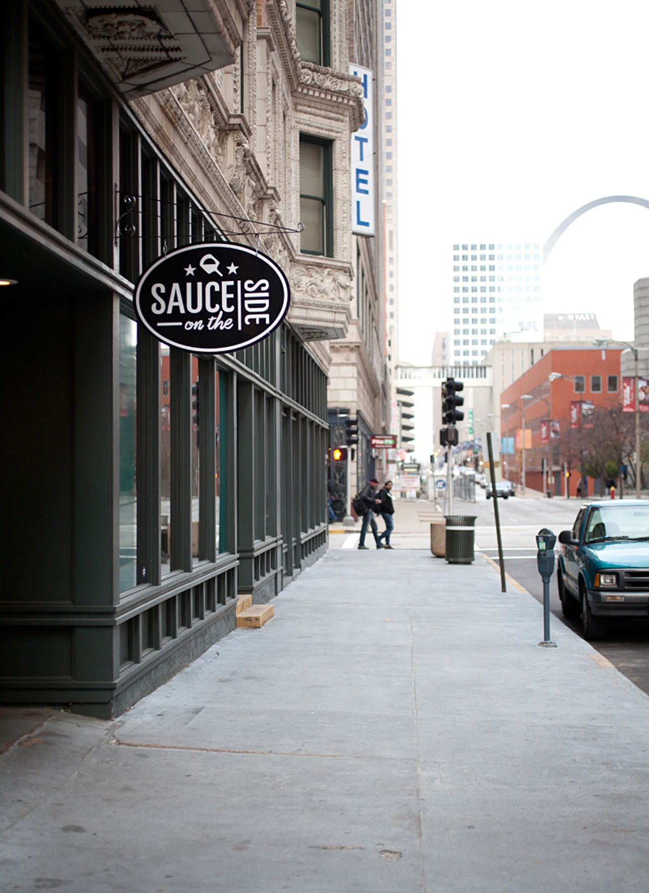 Sauce on the Side, located at Ninth and Pine streets.