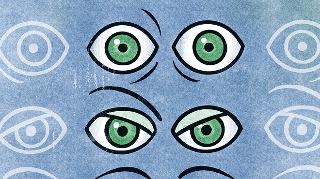 Eyes making different expressions.