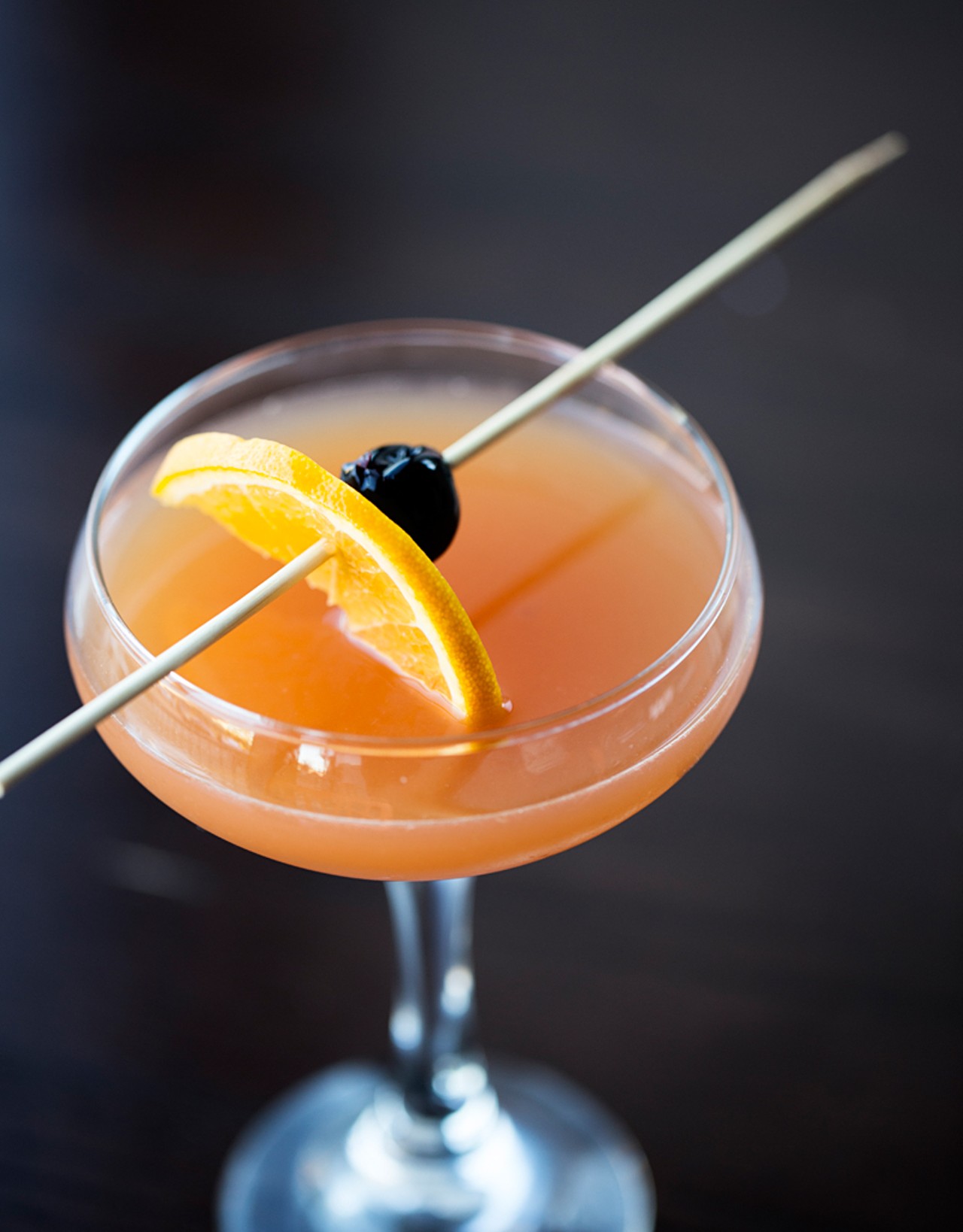 "Benny & the Jets" is made with bourbon, Benedictine liqueur, Aperol and orange juice.