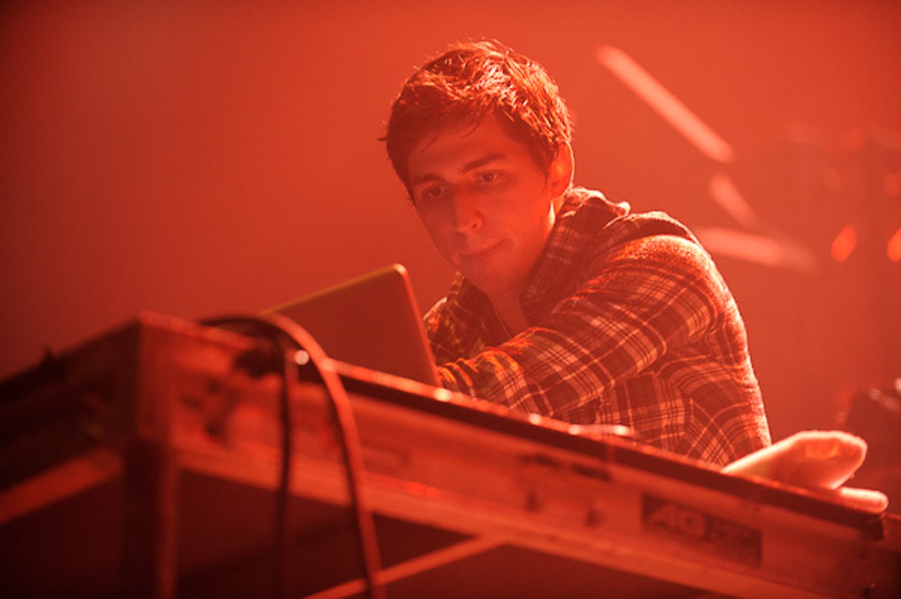 Porter Robinson performing at the Pageant.