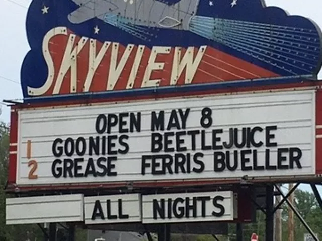 Skyview Drive-In Movie Theater Opens This Weekend With Some Classic Films