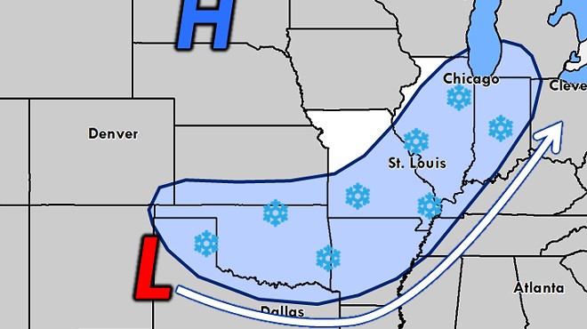 St. Louis Weather Forecast Says 9 Inches Might Be Coming (In the Unsexy Way)