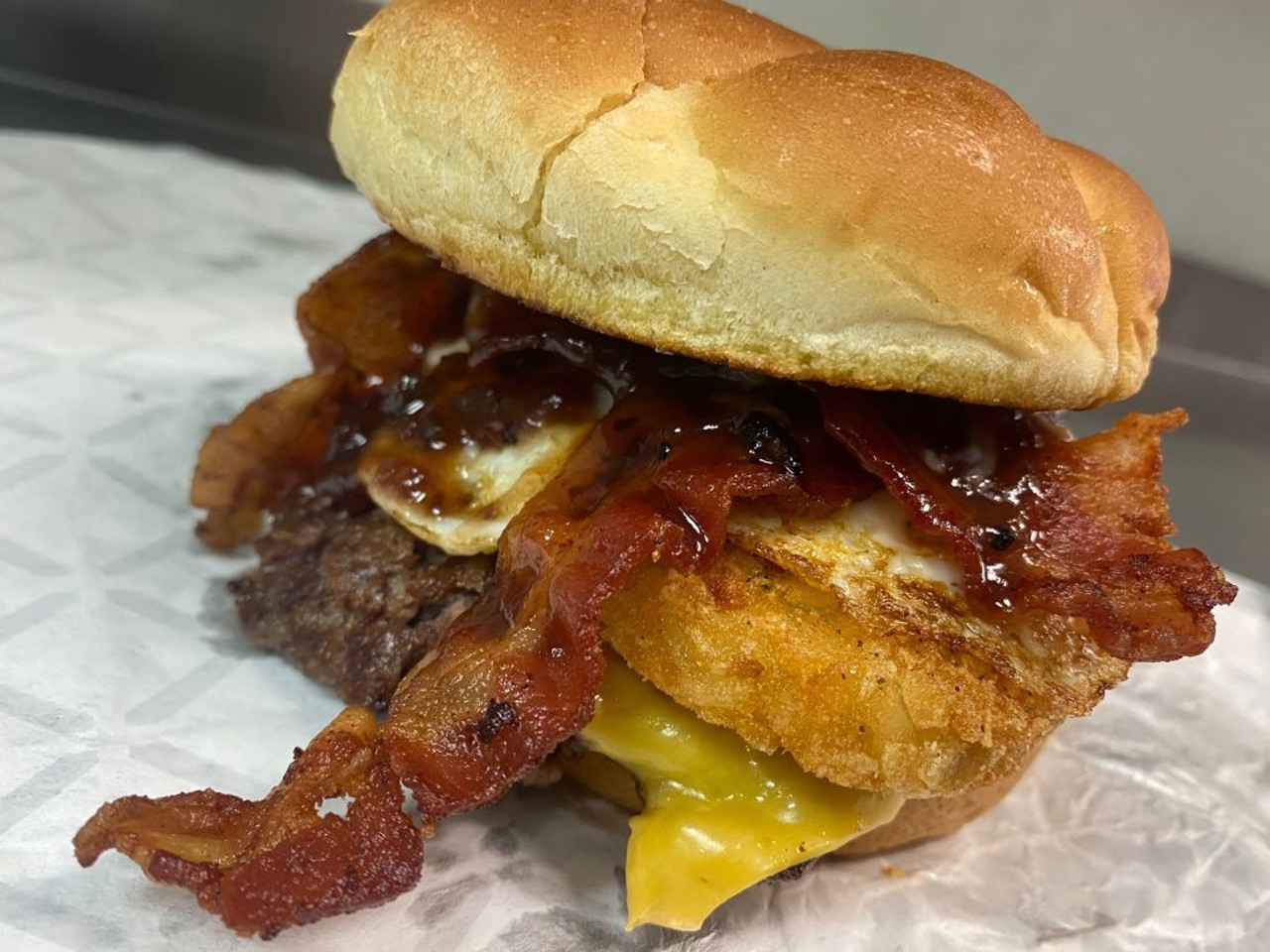 Busloop Burgers
(10462 St. Charles Rock Road St. Ann, MO 63074)
Photo credit: Busloop Burgers / @busloopburgers on Instagram