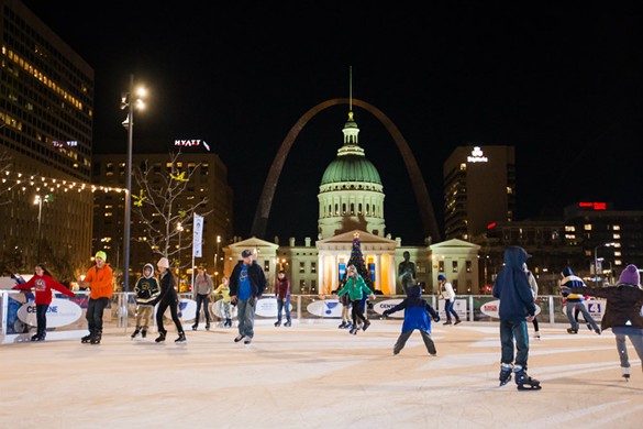 Ameren's Festival of Lights in Kiener Plaza
    (500 Chestnut Street, 314- 289-5300)
    Visit Kiener Plaza's Winterfest and see Downtown St. Louis&#146; lights and maybe even go ice skating.
    Find out more here.