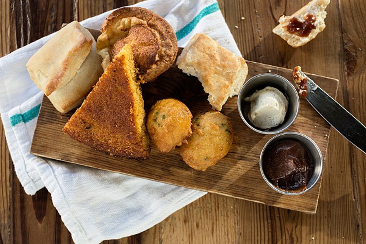 The only correct way to start off a meal at Juniper is with its signature bread basket. Photo by Jennifer Silverberg.