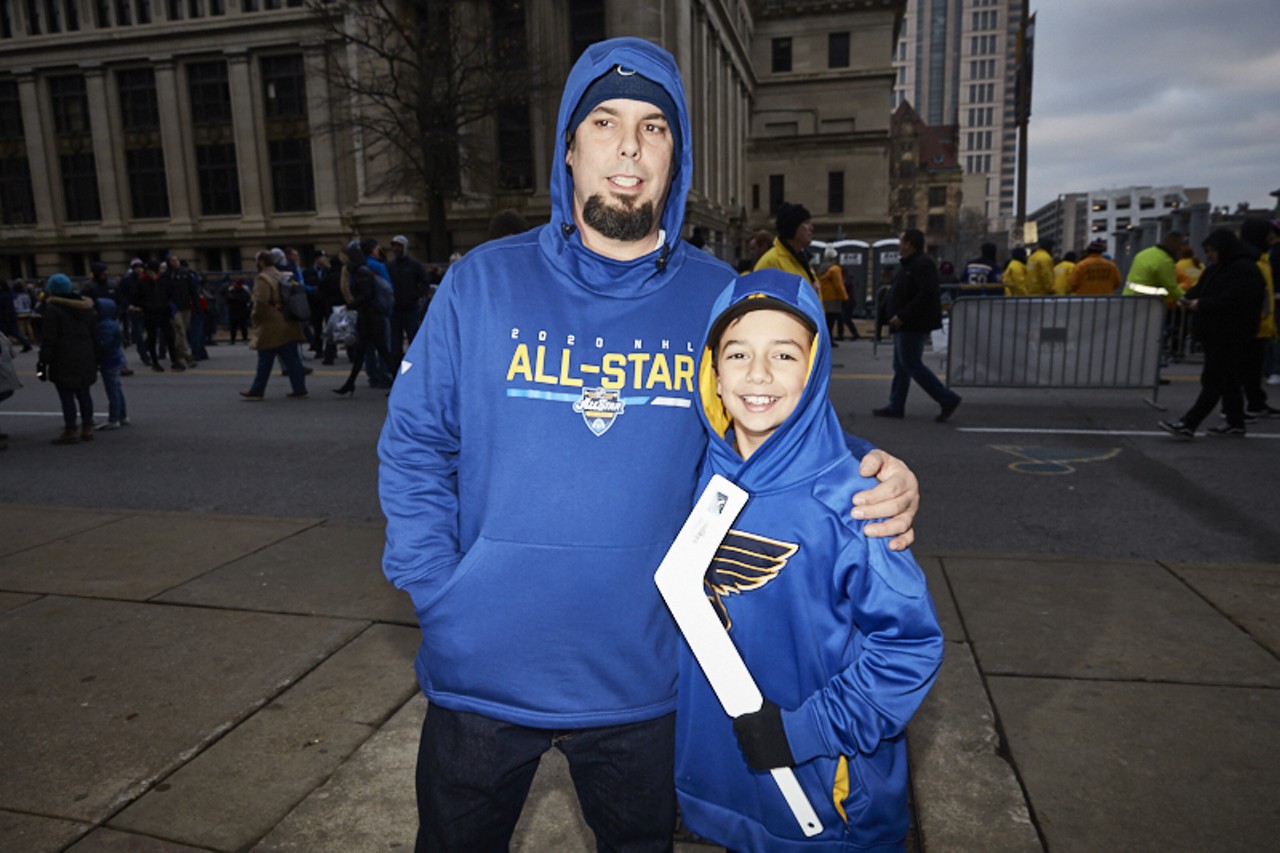 St. Louis Blues Fans Party in the Streets For All-Star Game and Green Day
