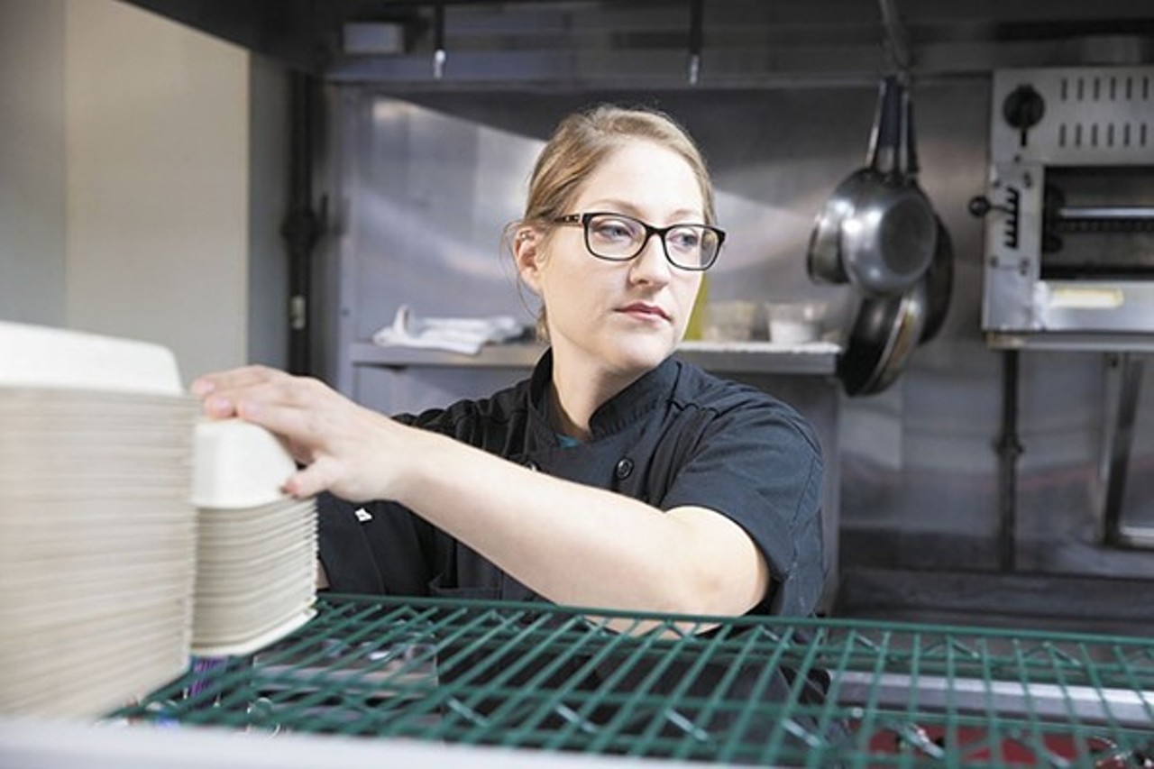 Yolklore's Mary Bogacki found herself ahead of the curve when restaurants needed to change the way they operated during the COVID-19 indoor dining closures in March 2020 and beyond. Know for its thoughtful daytime fare, Yolklore's drive-through window and eco-friendly paper dinnerware, Bogacki made it easy to continue serving its guests in a carry-out only manner, ensuring the restaurant would not only survive, but thrive during the pandemic. 
Photo credit: Ronald Wagner