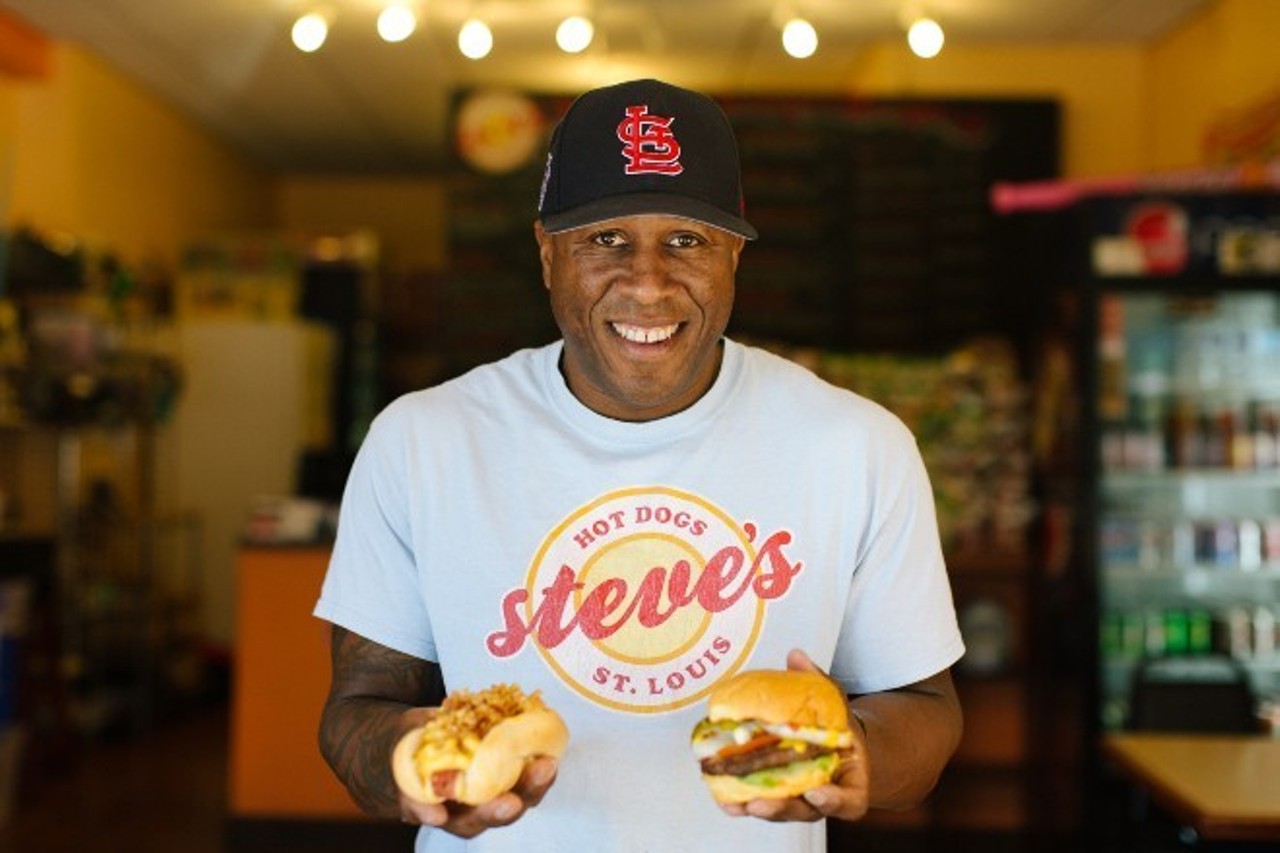 Steve Ewing&#146;s hot dogs are a south city staple, so popular within the St. Louis community that when he announced that Steve's Hot Dogs would be permanently closing its doors in 2019, the public simply would not let it happen. Ewing's menu includes everything from classic hot dogs and burgers to wild specials like a hot dog topped with a toasted ravioli. Ewing himself was a vegetarian for many years, so he has a variety of vegetarian and vegan options, making it easy for everyone to find something they like at Steve's Hot Dogs.
Photo credit: Colby at Matchbox