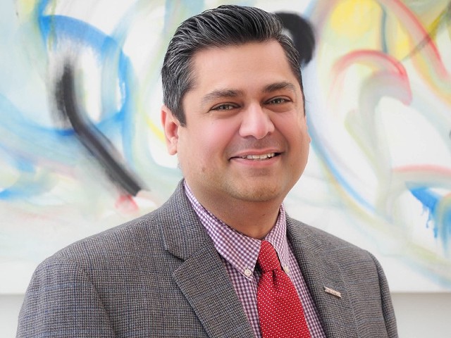 Dr. Faisal Khan, acting director of the St. Louis County Department of Health.
